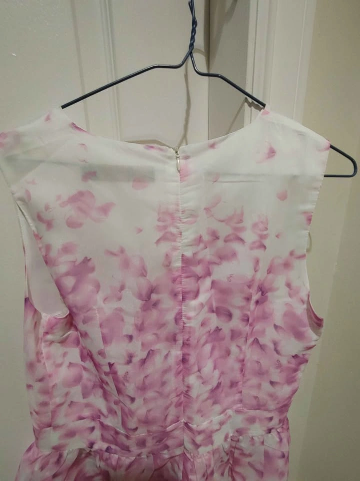 QED London - Pink Floral Dress - Size M - New - photo 3