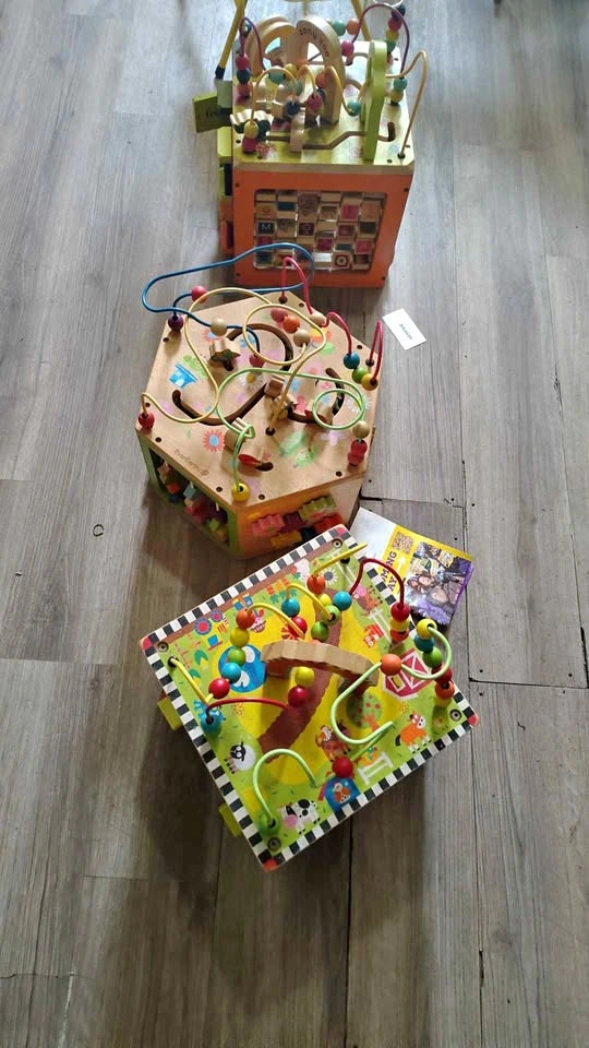 A bunch of toys that need to go