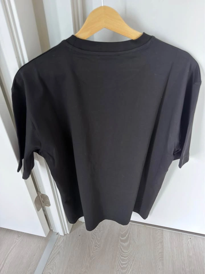 Balmain Men's Star Logo T-Shirt in Black/White - photo 3