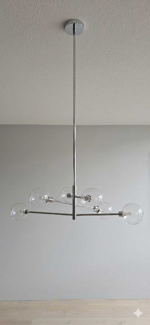 Chandelier & 3 Full-Length Pendants - photo 3