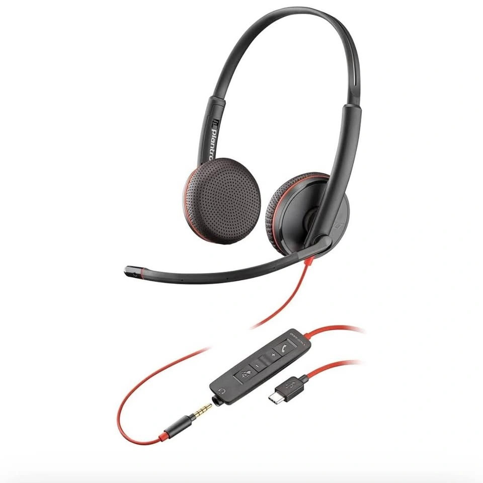 Poly Blackwire 3225 Wired Headset (Plantronics) - Noise-Cancelin - photo 3