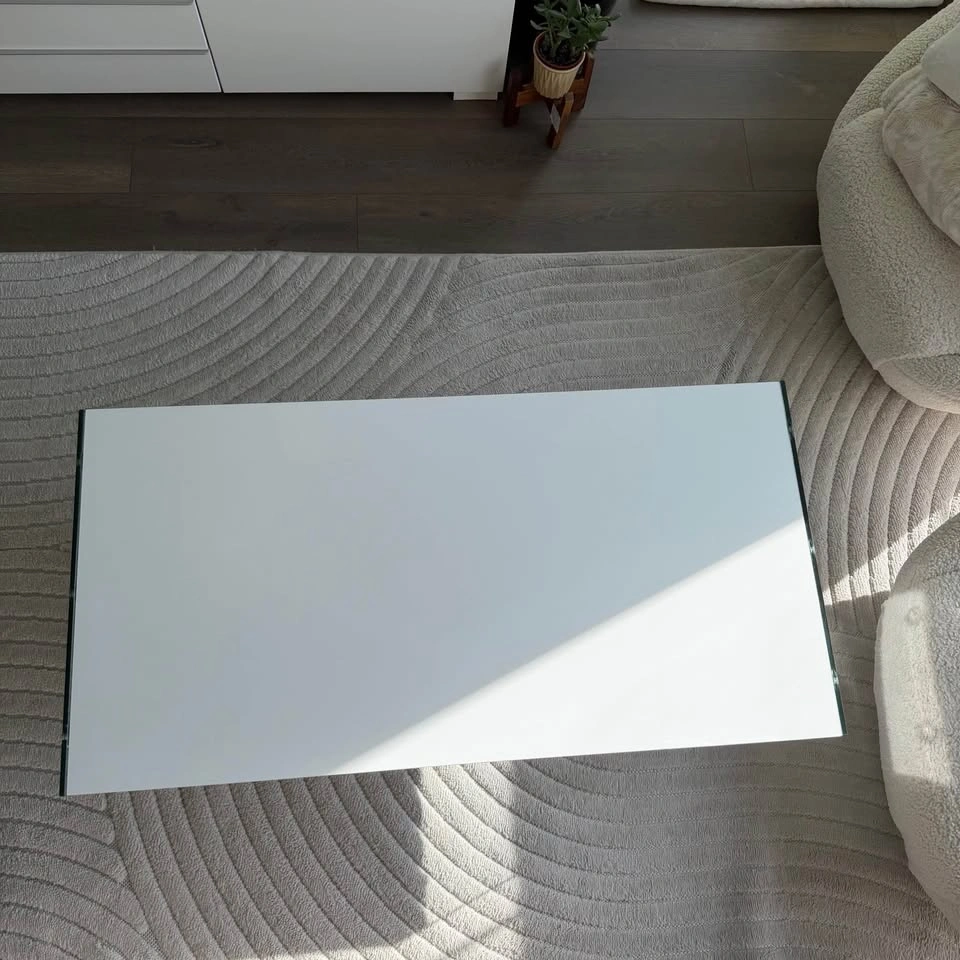 Modern Rectangular "Floating" Coffee Table - Quick Sale - White - photo 3