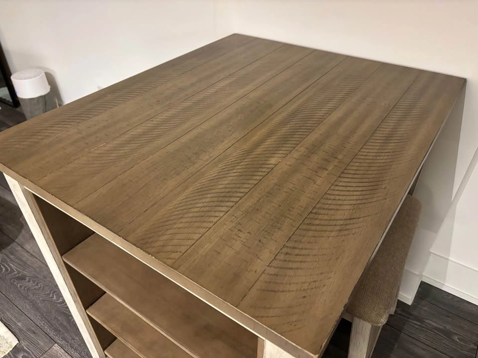 Counter height dining set with 2 stools - photo 3