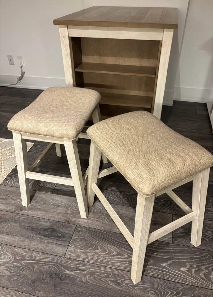 Counter height dining set with 2 stools - photo 5