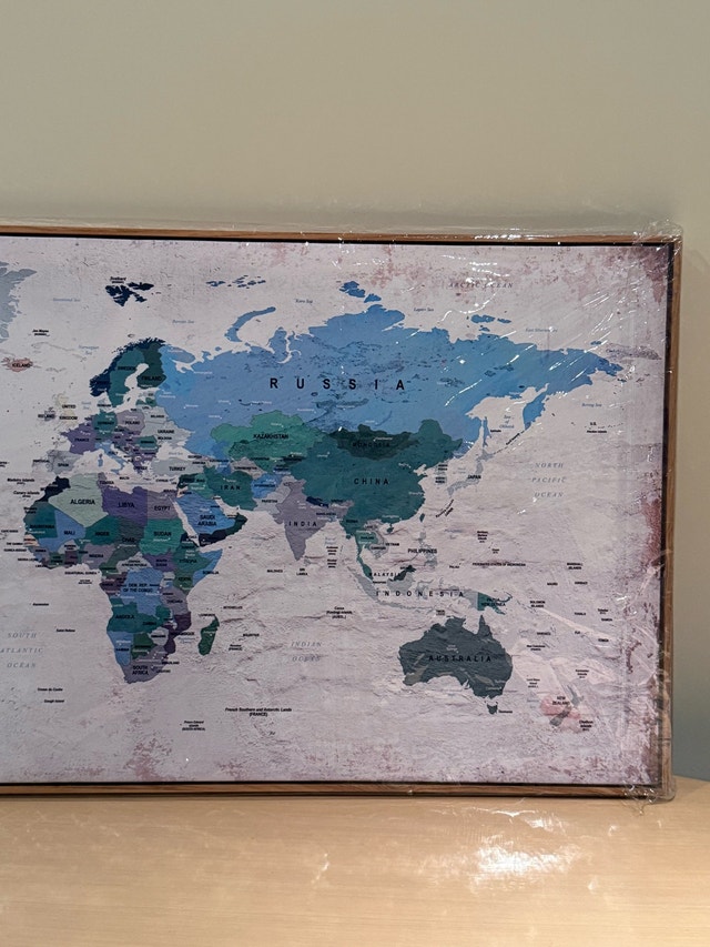 World Map Wall Art - photo 2