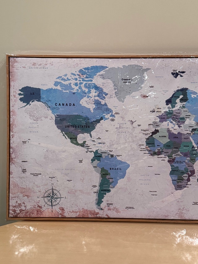World Map Wall Art - photo 3