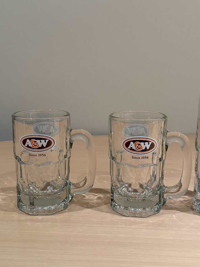 A&W Root Beer Glass Mugs Set of 4 - photo 3