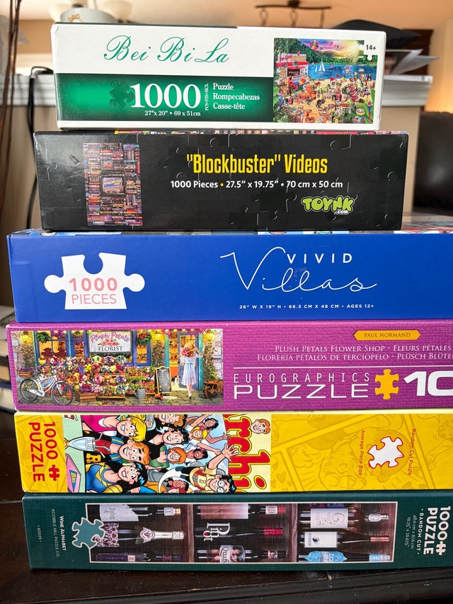 6 x 1000 Piece Puzzles - photo 2