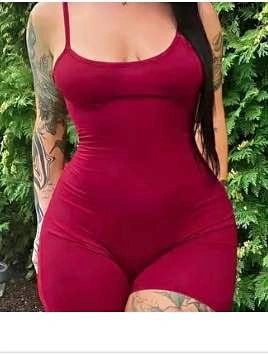 Brand new dark red Romper with low back. Size XL