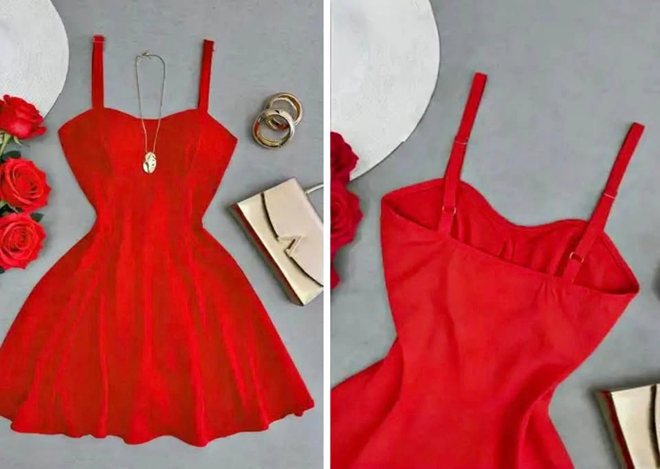 Brand new Cute Red Mini sundress. Size medium