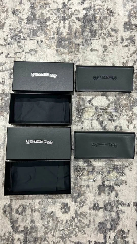 Chrome Hearts Blue Light Glasses (With Case)