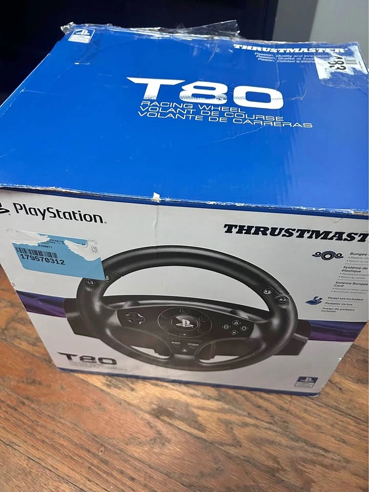 Thrustmaster t80 racing wheel (price negotiable)