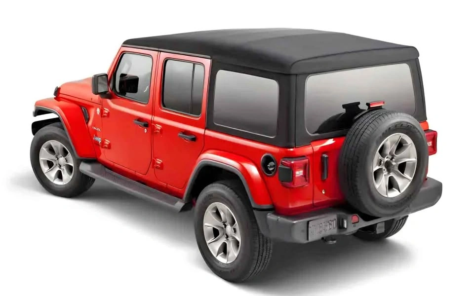 2018 Mopar Factory Soft Top with Tints for Jeep Wrangler JL