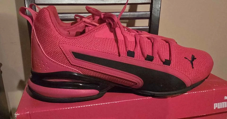 Brand New Red n Black Men's Puma Running Shoes - photo 3