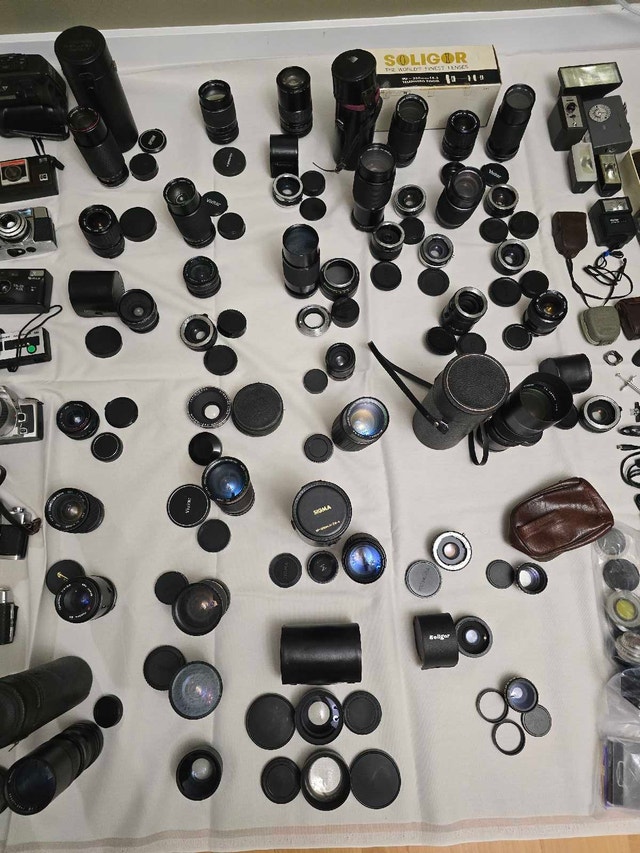 Huge Vintage Camera Lens & Accessory Lot - photo 3