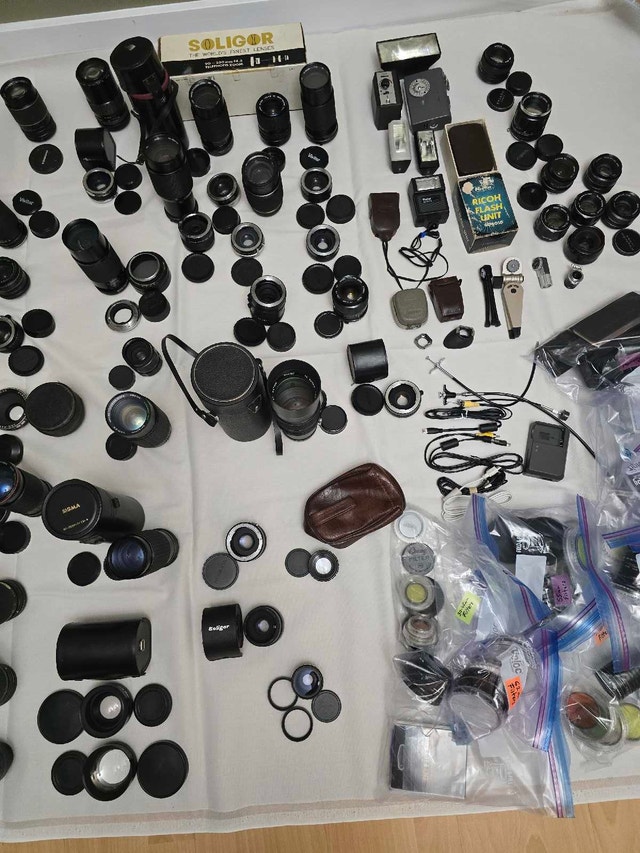 Huge Vintage Camera Lens & Accessory Lot - photo 4