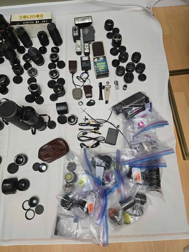 Huge Vintage Camera Lens & Accessory Lot - photo 5