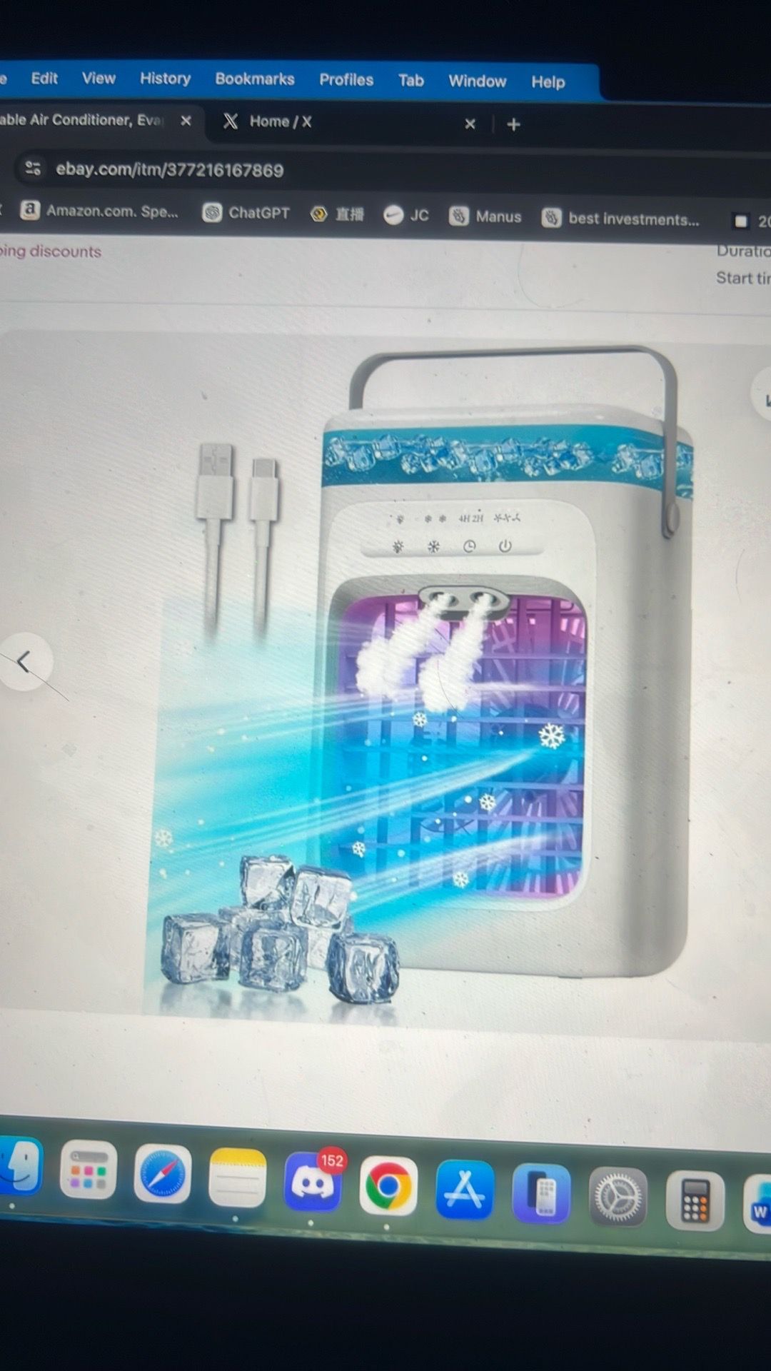 Portable air conditioner