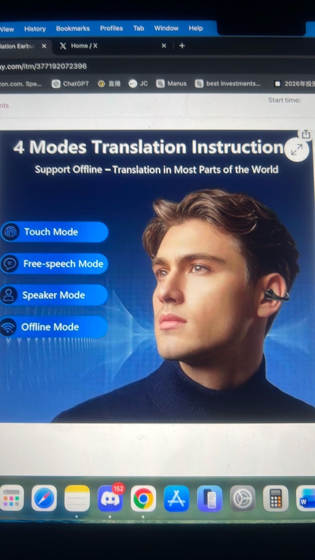 Ai translation earbuds real time 144 languages - photo 4