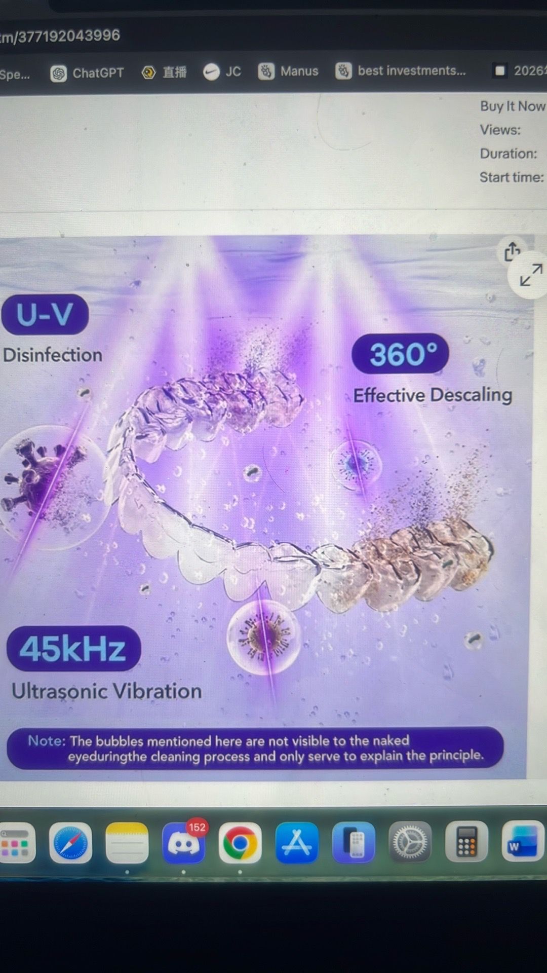 Ultrasonic retainer cleaner 320ml - photo 3