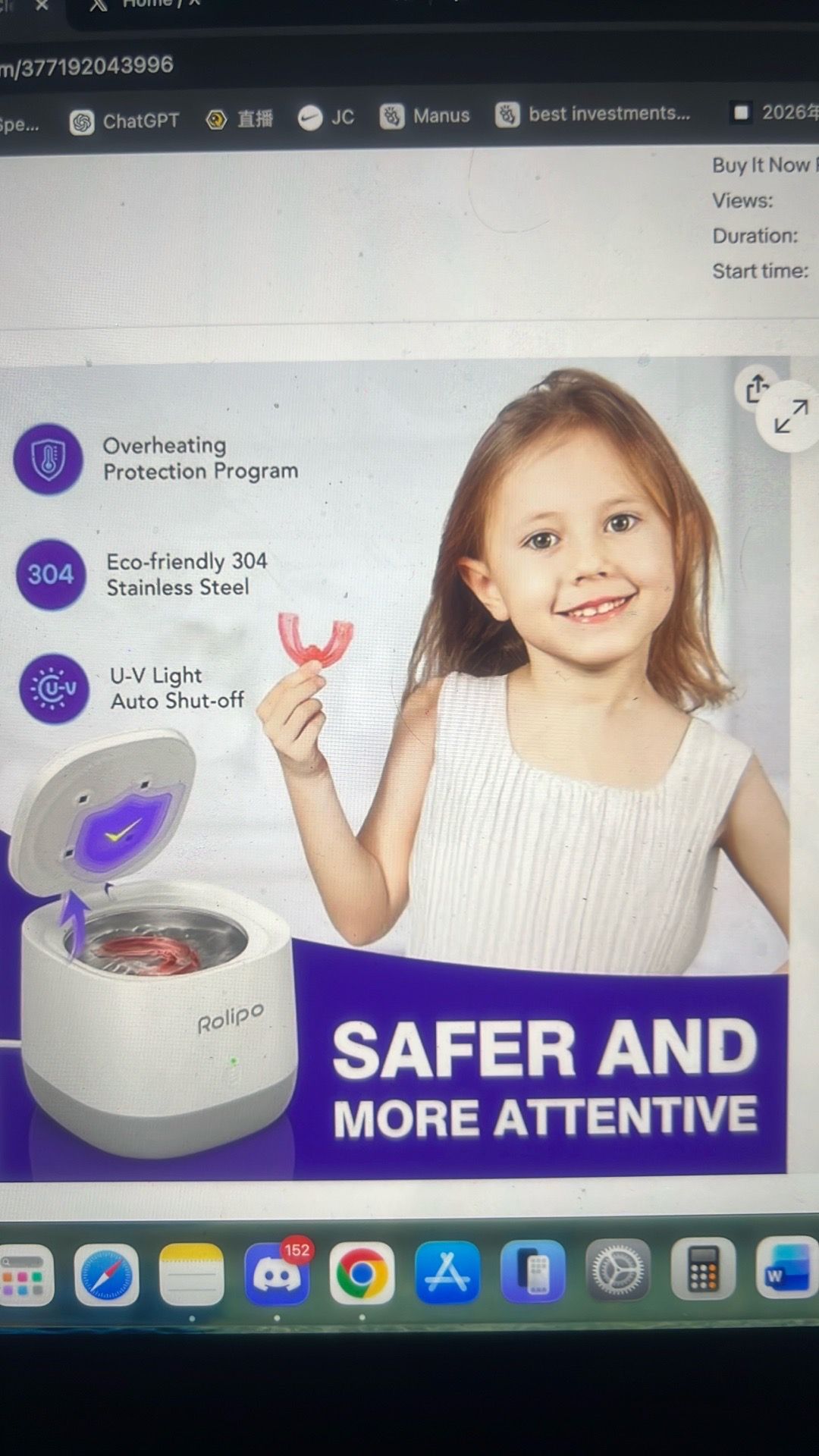 Ultrasonic retainer cleaner 320ml - photo 4