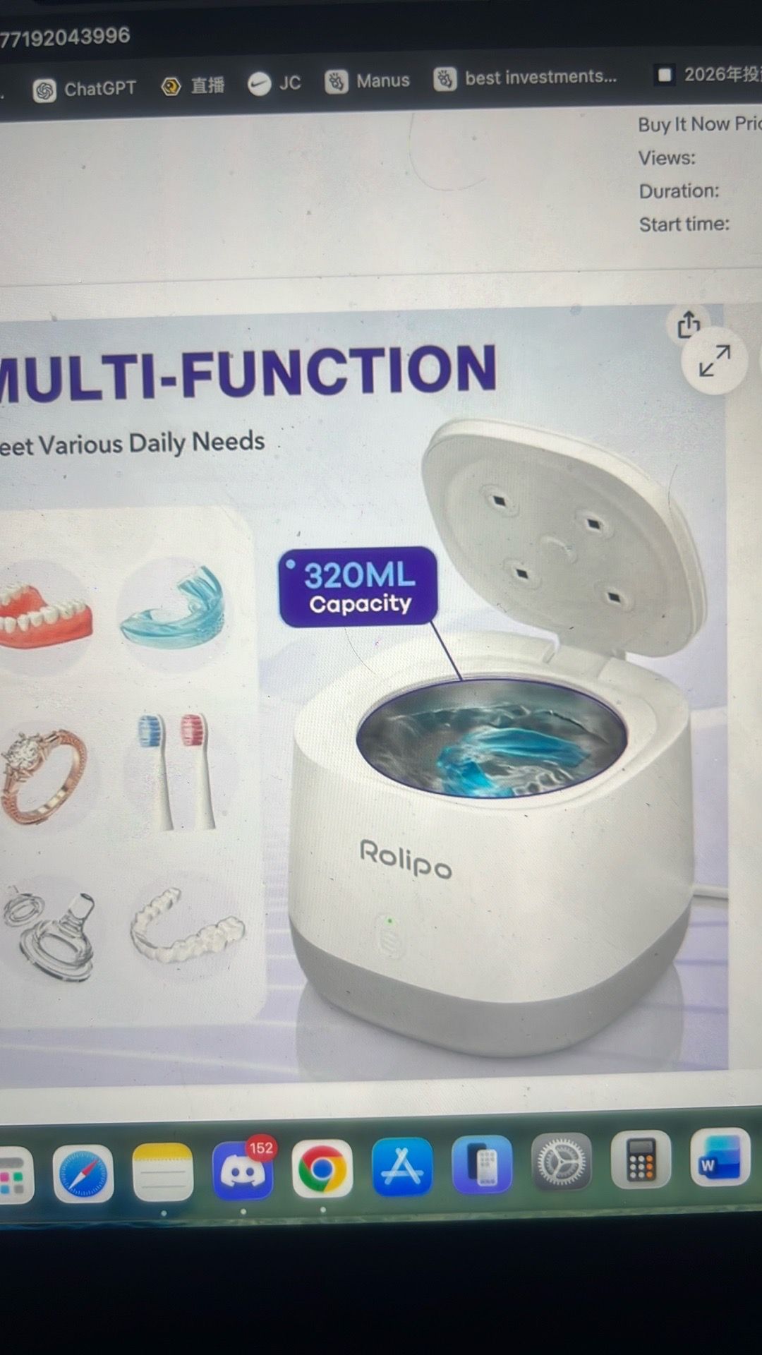 Ultrasonic retainer cleaner 320ml - photo 5