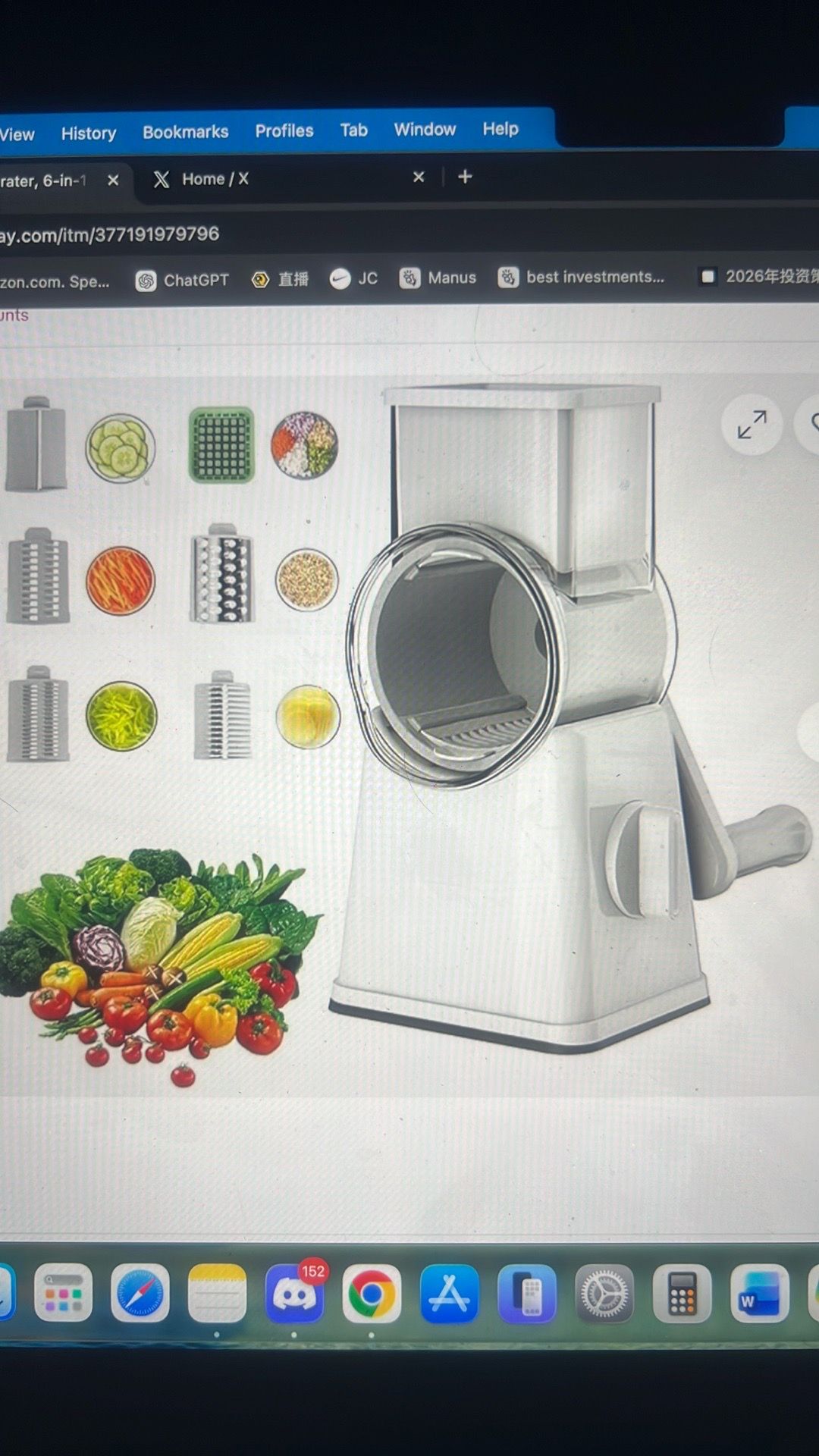 Vegetable shredder and mandoline slicer