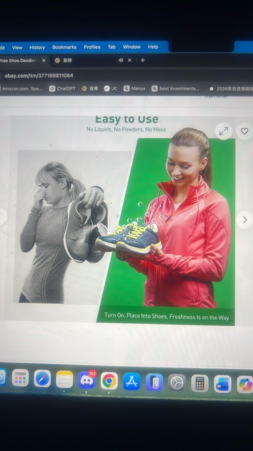 Chemical free shoe deodorizer for sneaker - photo 4