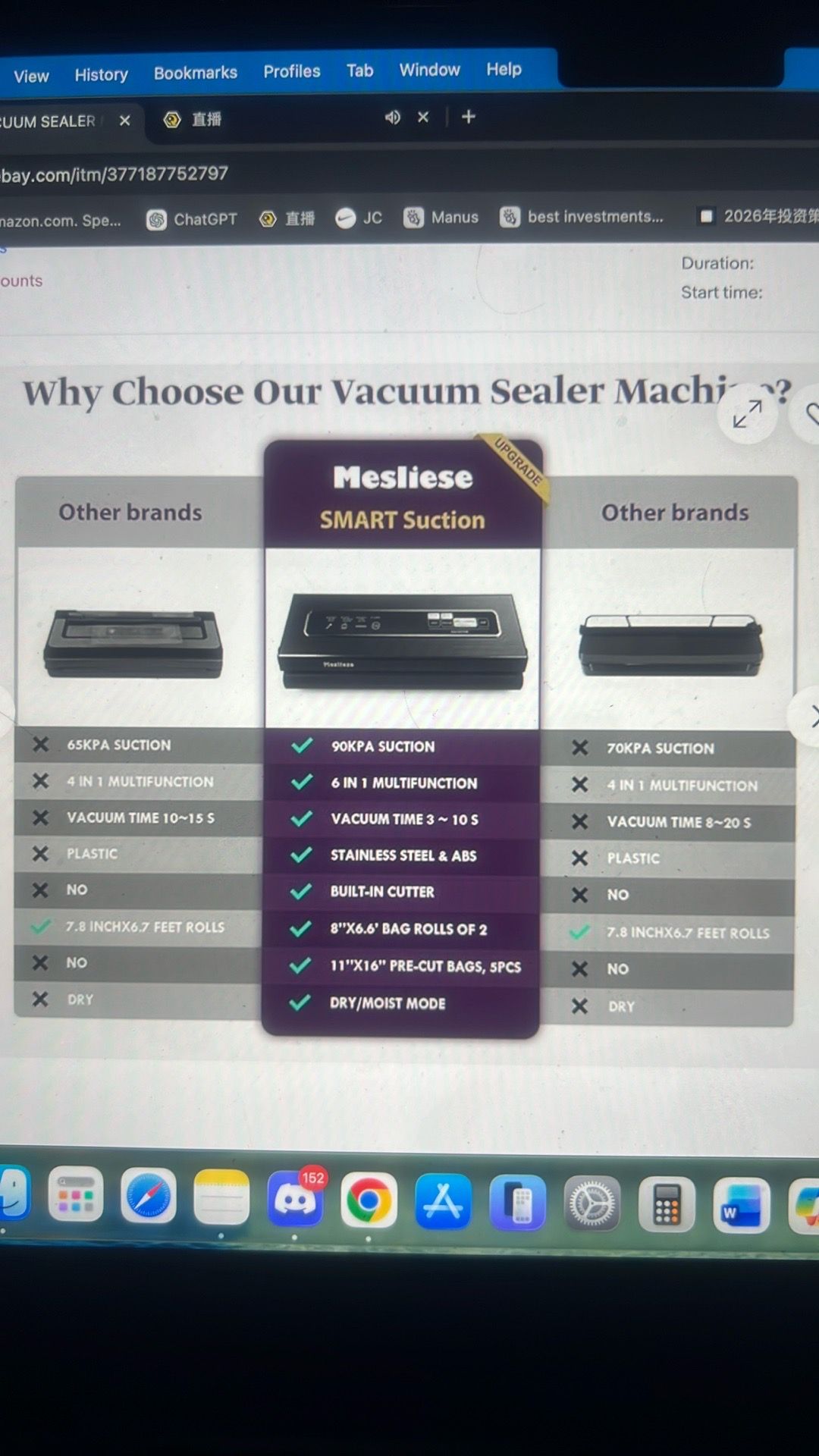 Vacuum sealer machine - photo 2