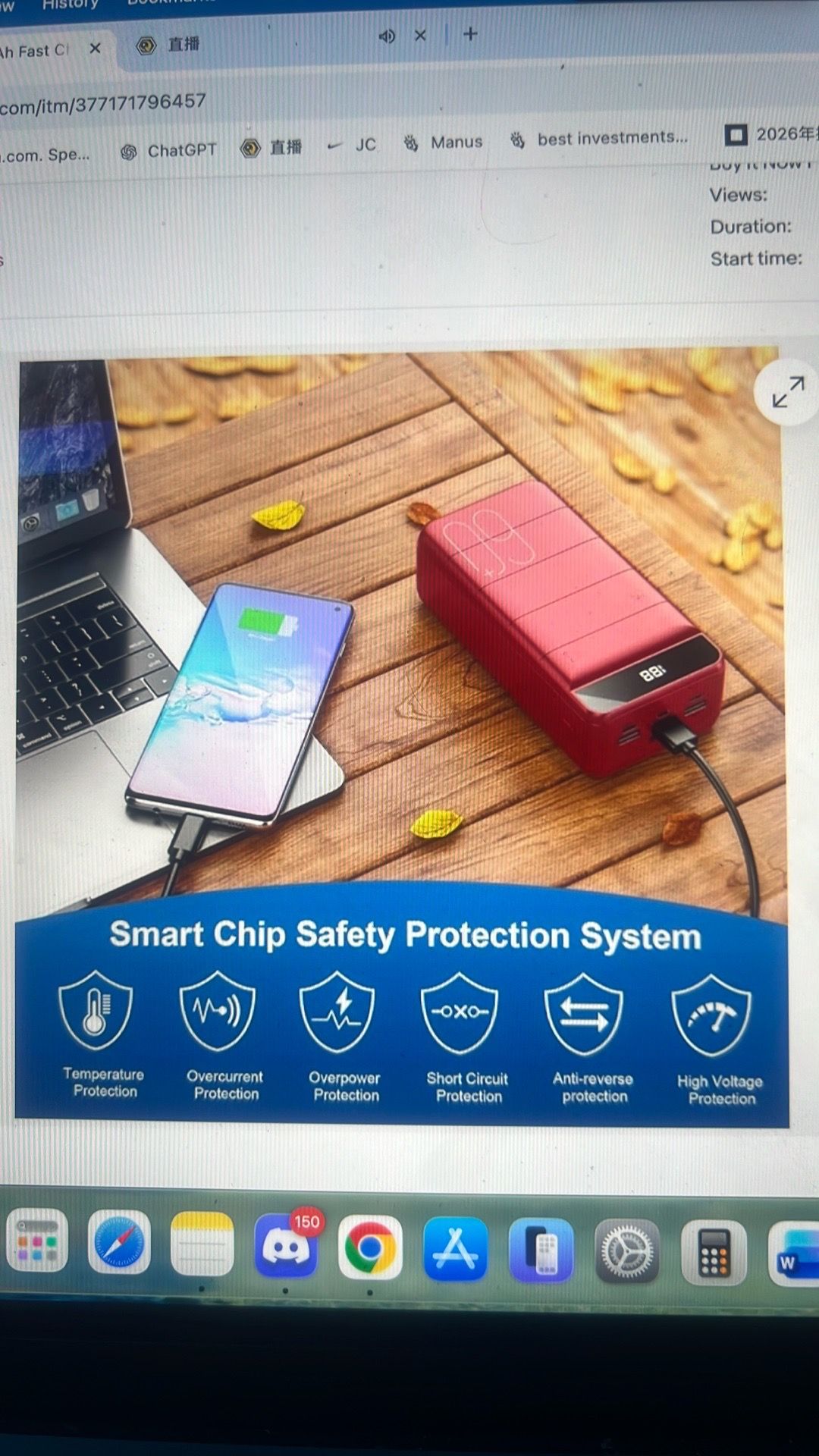60000mah fast charging Battery power bank - photo 5