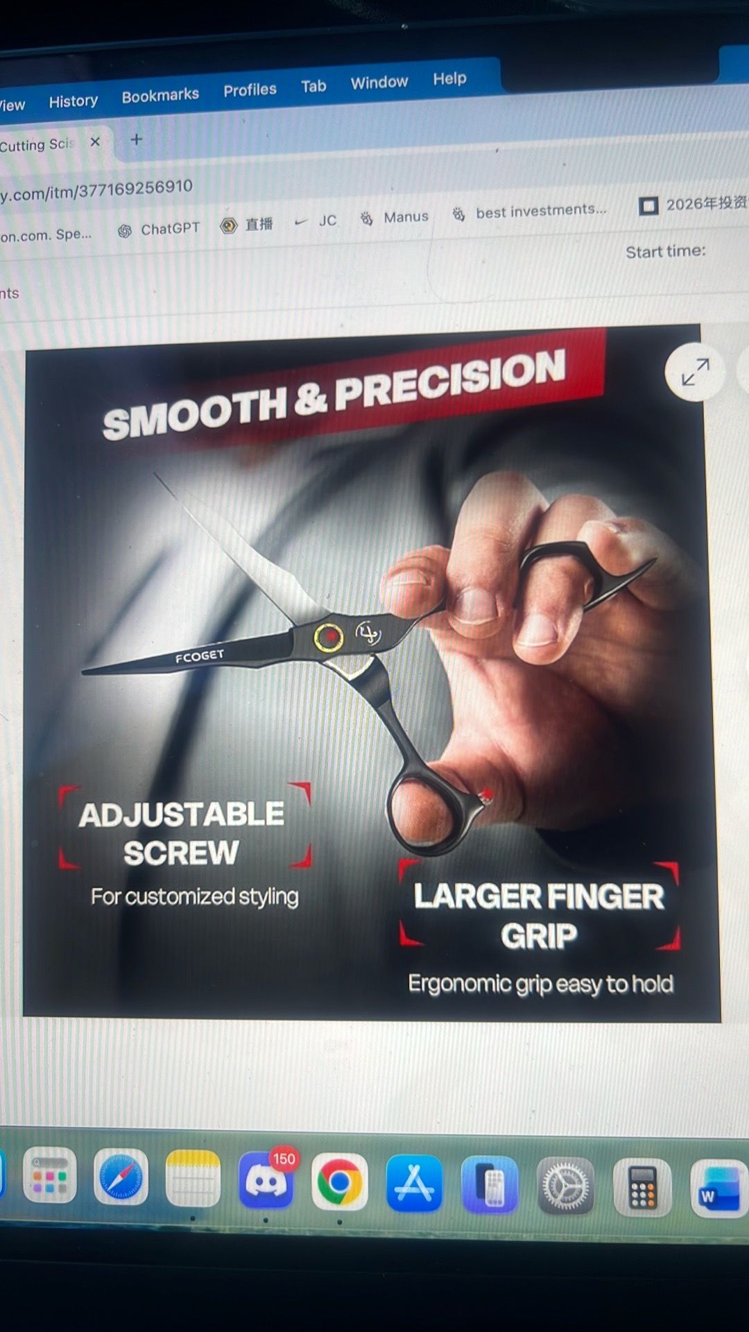 Professional hair cutting scissors kit - photo 5