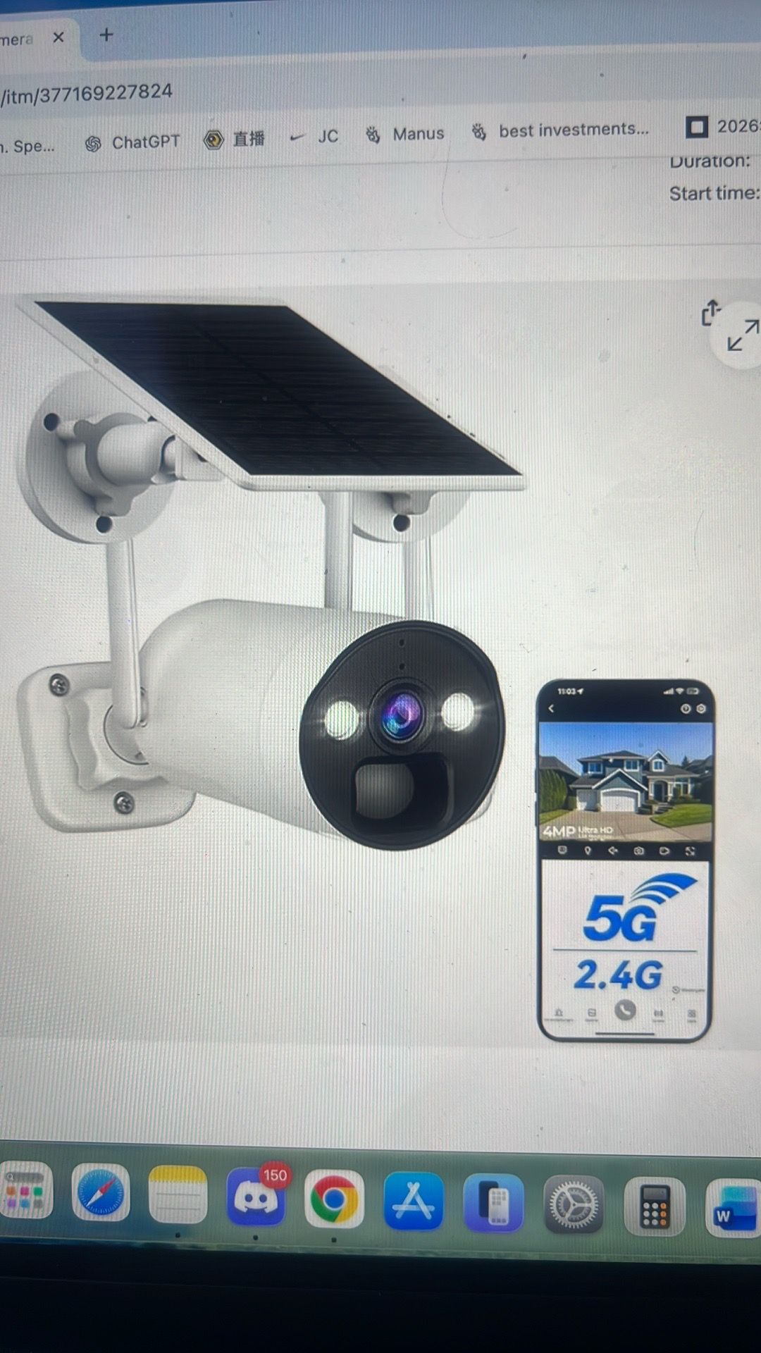 Solar camera outdoor wireless