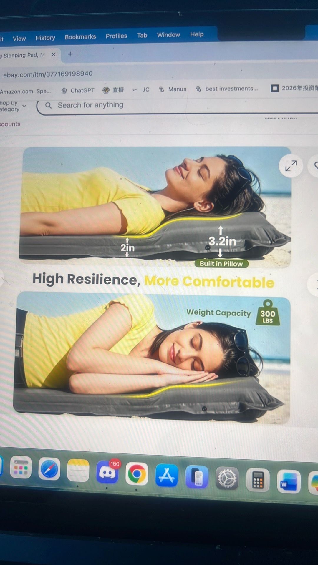Self inflating sleeping pad - photo 4
