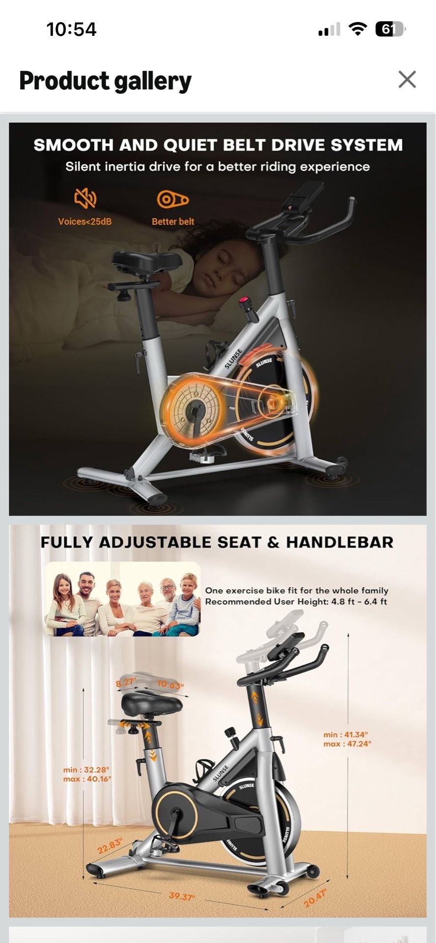Bicycle for home gym - photo 2