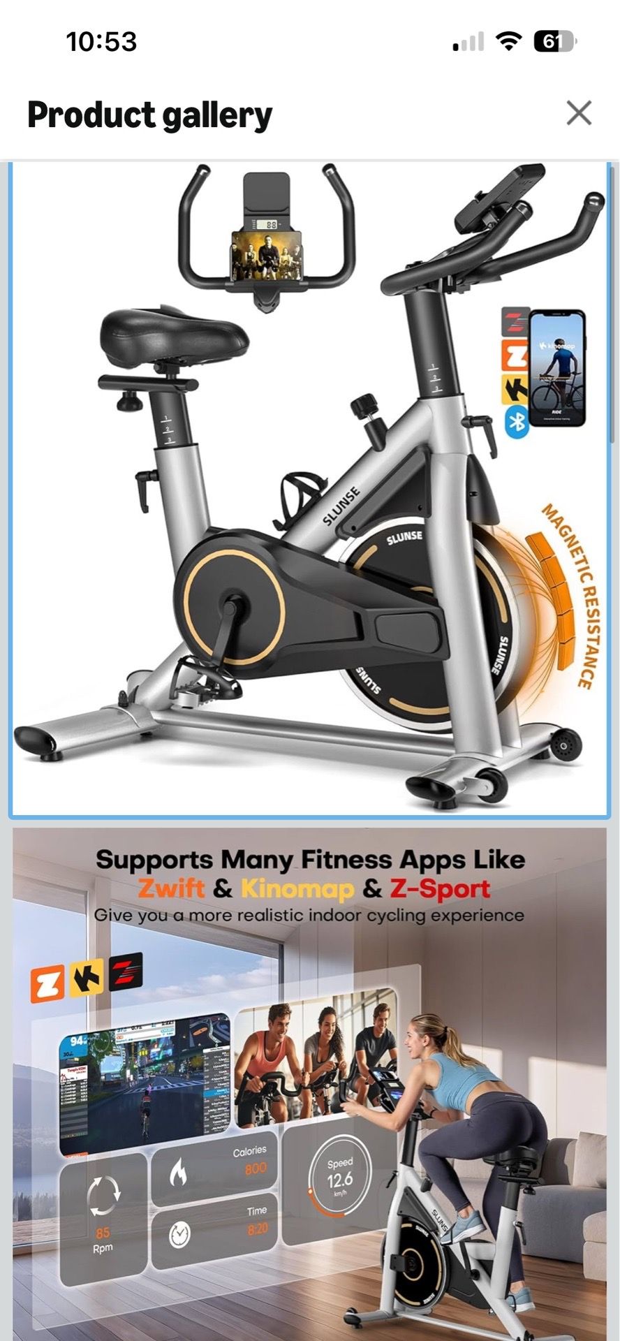 Bicycle for home gym - photo 3