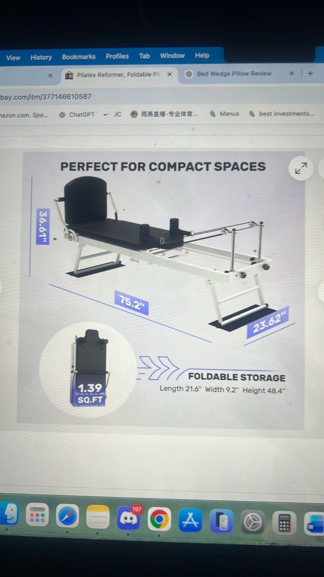 Foldable Pilates machine for home - photo 2