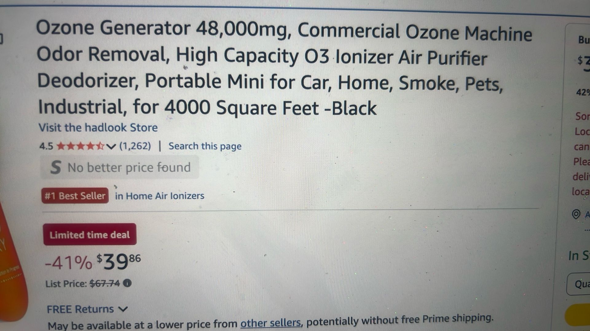 Ozone Generator - photo 2