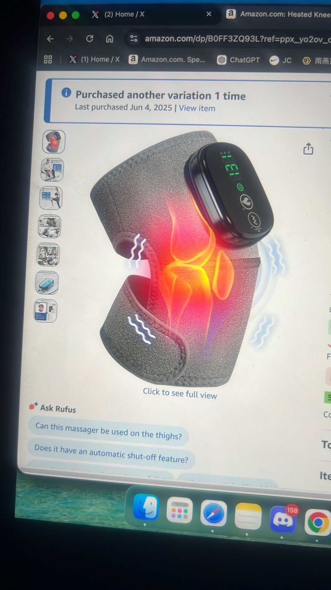 Heated Knee Massager