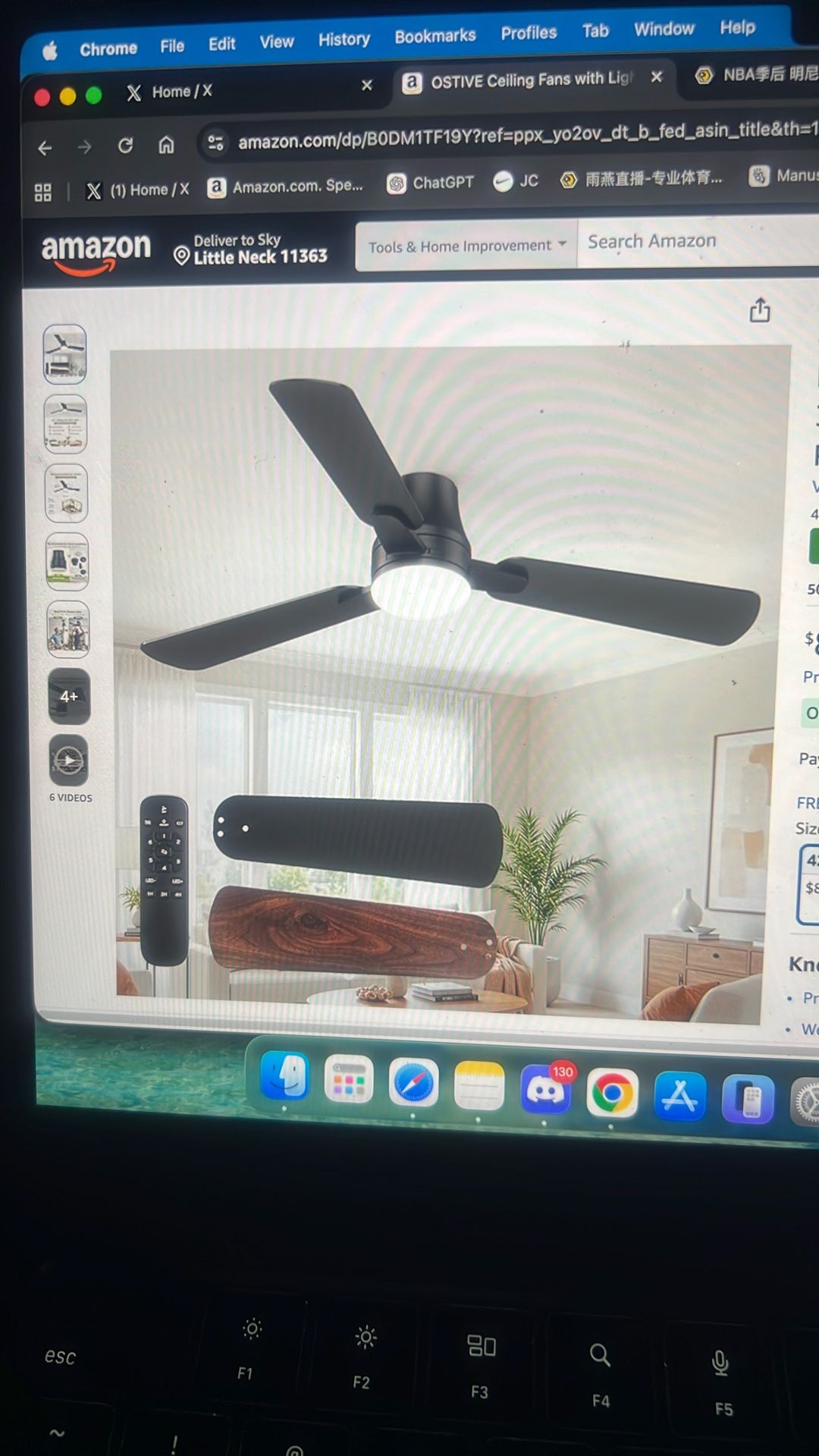 Ceiling Fan With Lights
