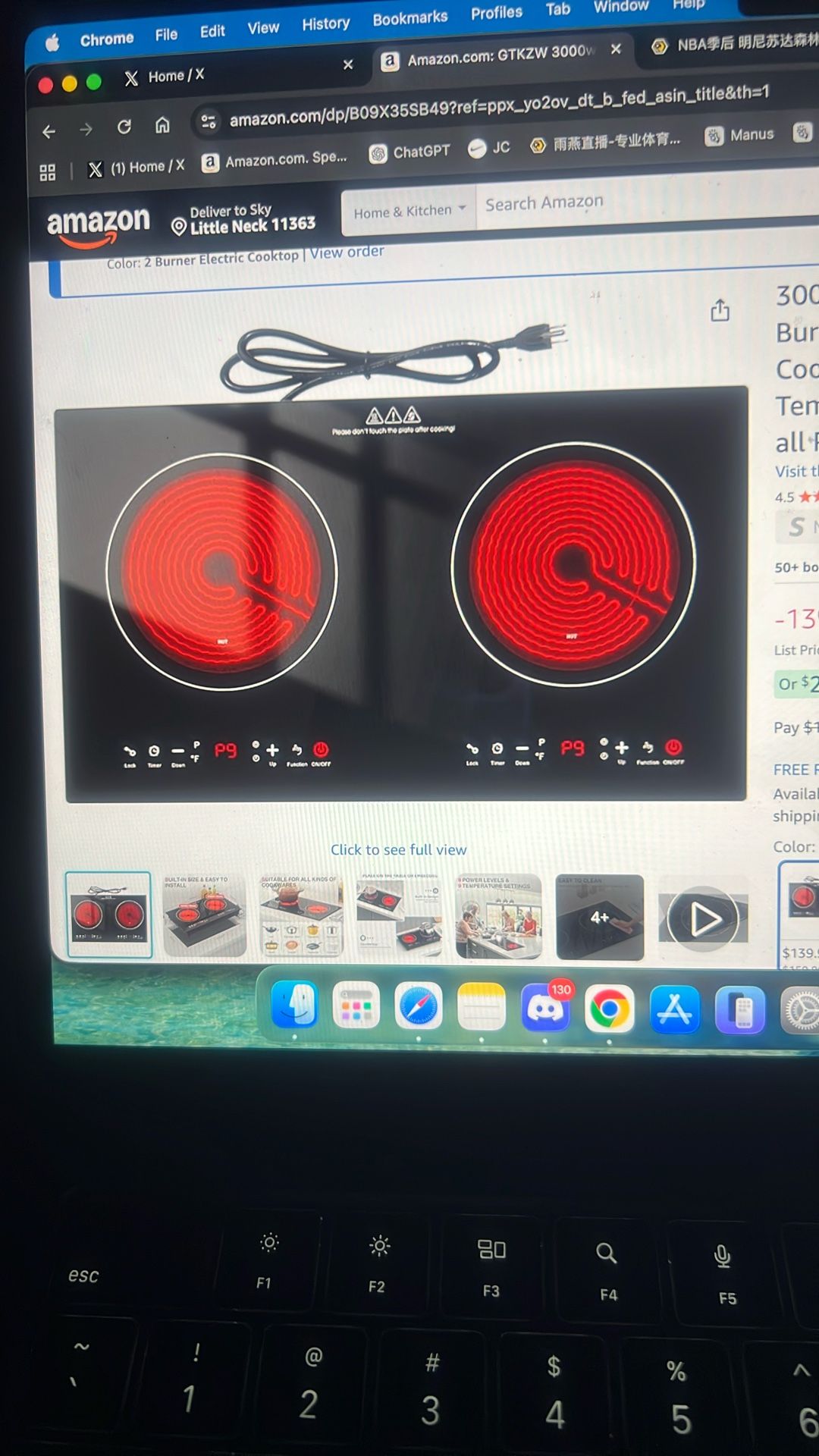 3000w Electric Cooktop