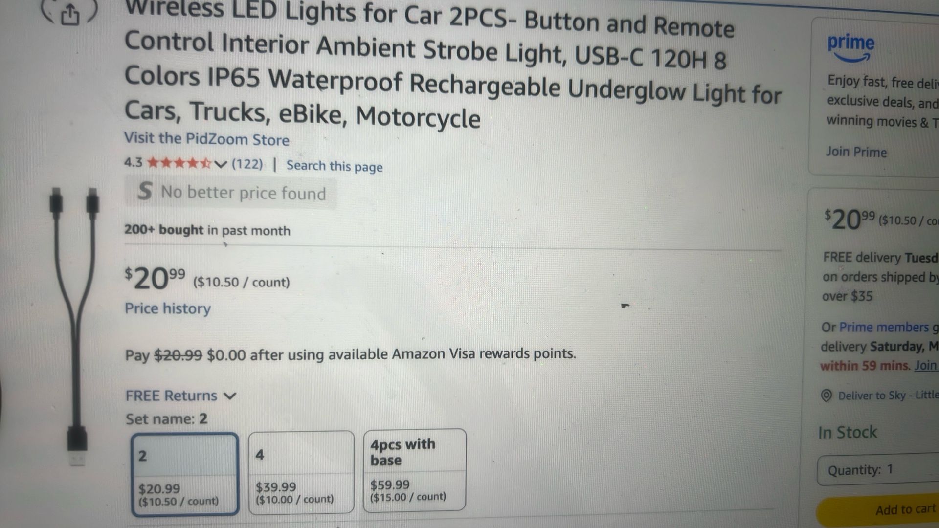 2 Pcs Wireless Led Lights - photo 2
