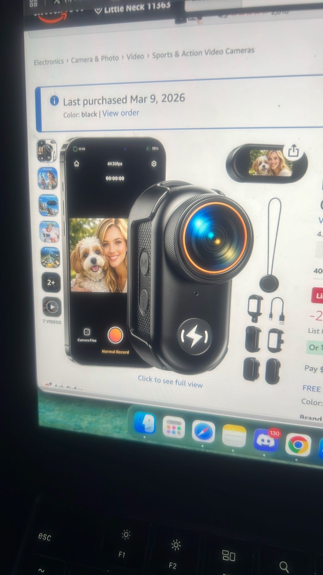Mini Body Camera With 64 Gb Card