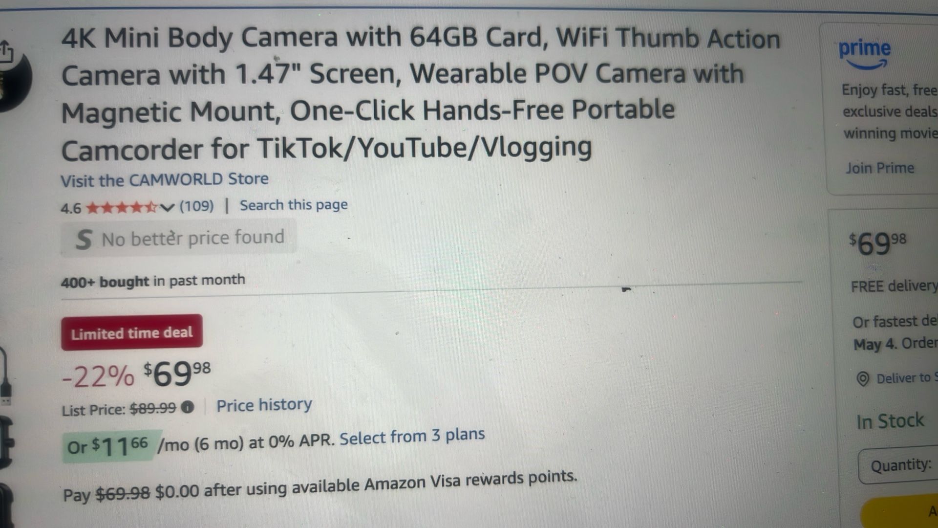 Mini Body Camera With 64 Gb Card - photo 2