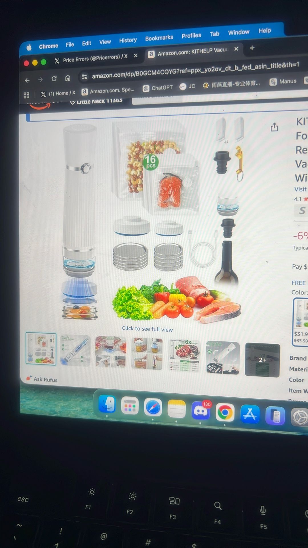 Vacuum Sealer For Food