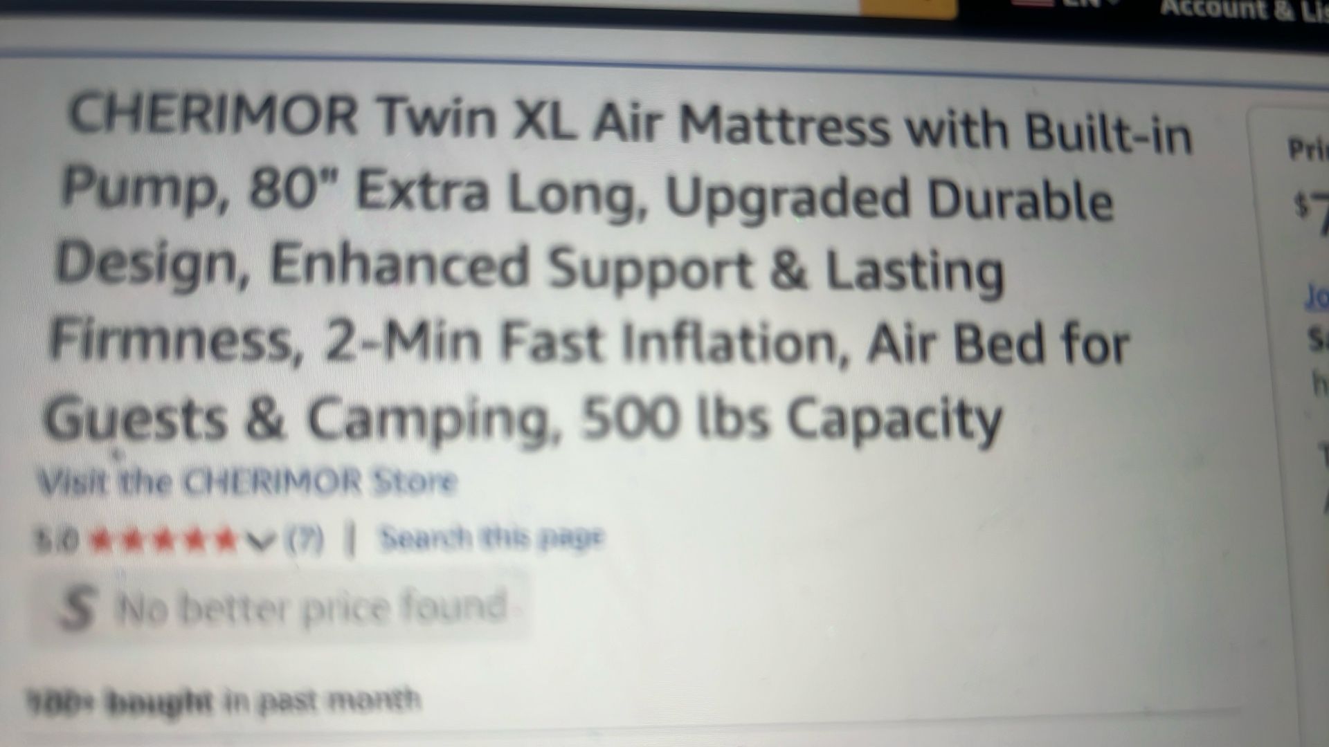 Twin Xl Air Mattress With Pump - photo 2