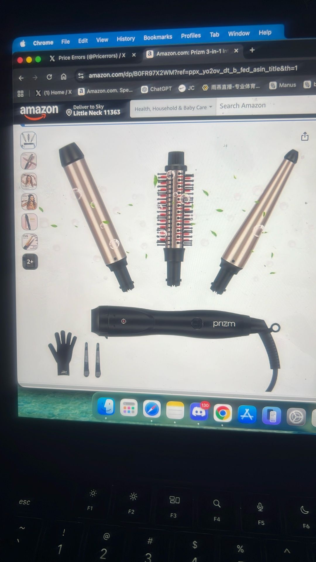 3 In 1 Curling Iron Set