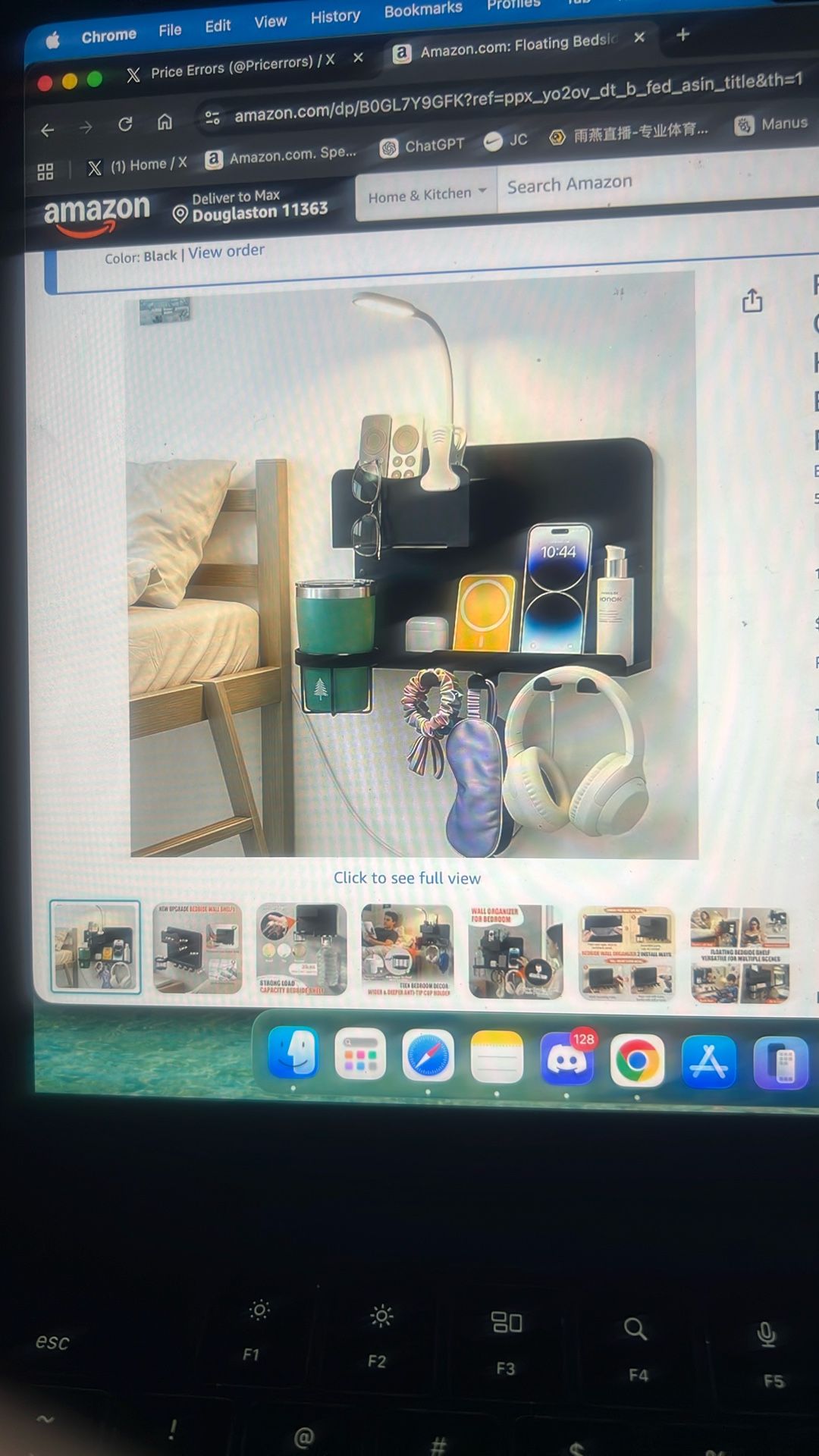 Floating Bedside Shelf