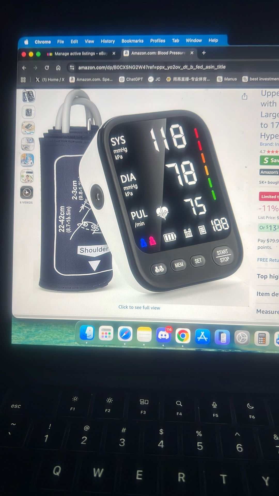 Automatic Blood Pressure Machine