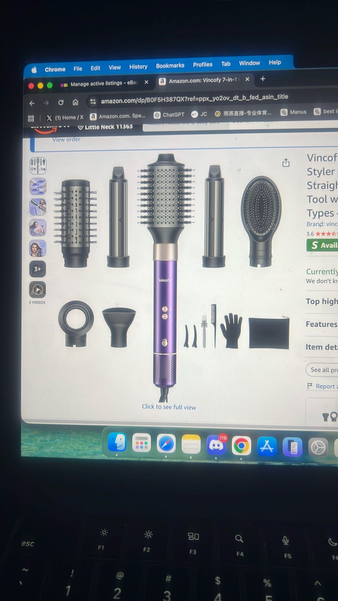 7-in-1 Hair Dryer Brush And Style Set