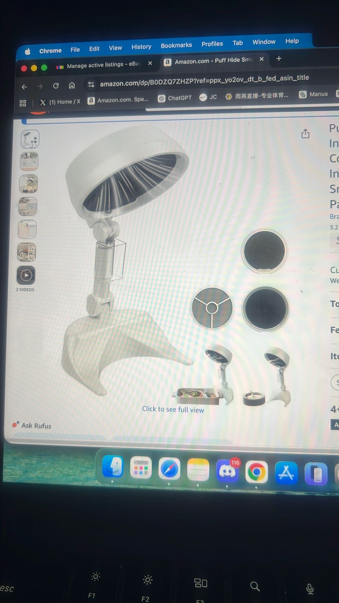 Smoke Fan For Indoor
